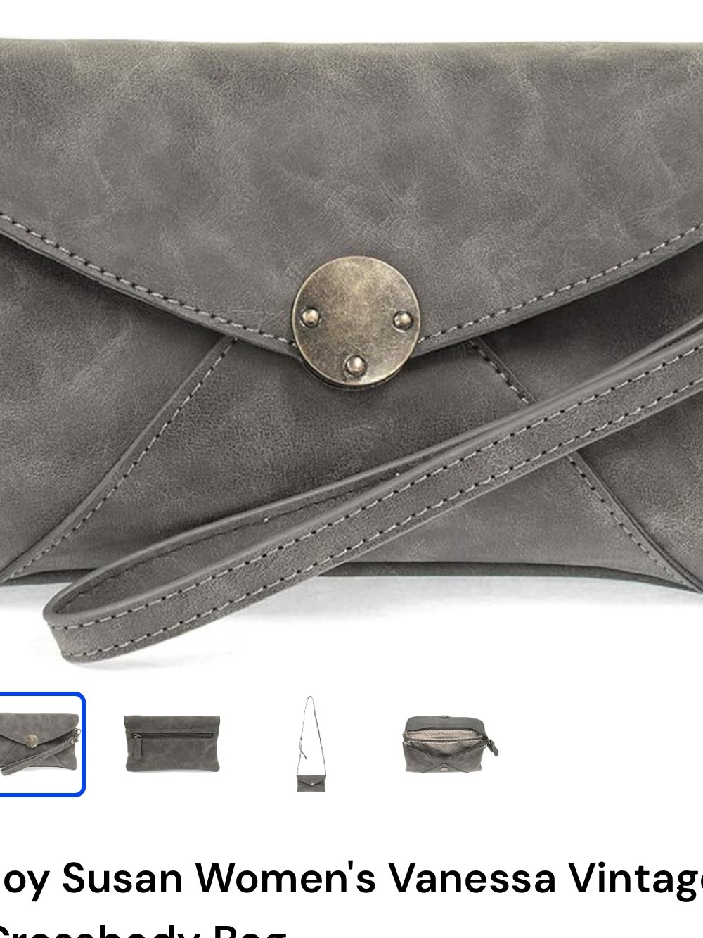 Joy Susan Women's Vanessa Vintage Crossbody Bag